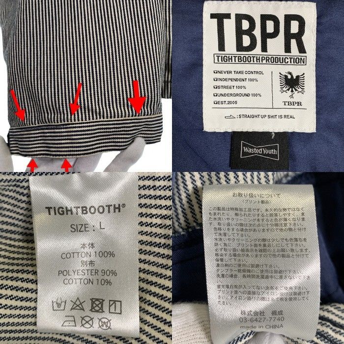 TIGHTBOOTH タイトブース Wasted Youth ウエステッドユース T-65