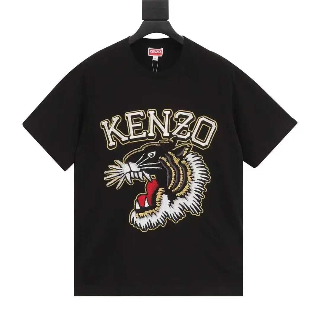 お早目に！！☆KENZO ケンゾー☆タイガー ロゴ刺繍 コットンTシャツ ユニセックス - メルカリ