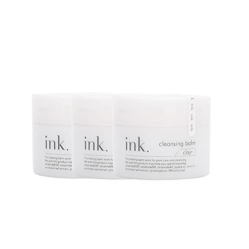 【数量限定】(クレイ（無香料）) 3個セット ink.（インク）クレンジングバーム