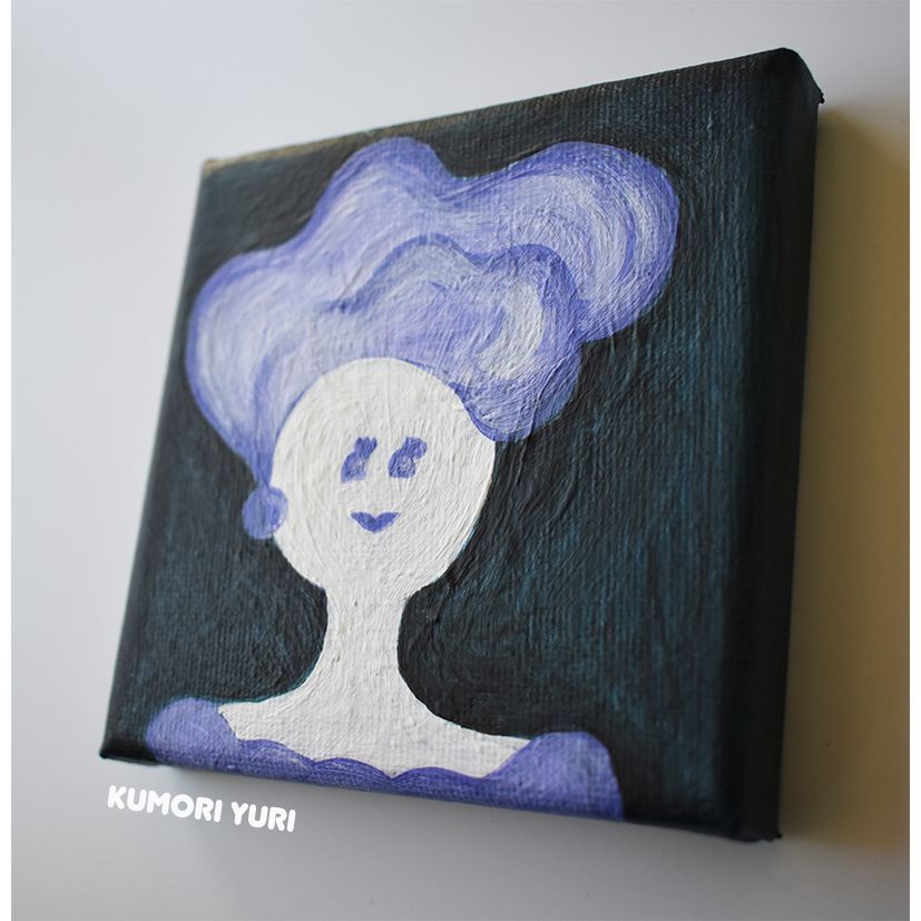 フランケンシュタイン　絵画　アクリル絵画 フランケンシュタイン絵画アクリル絵画