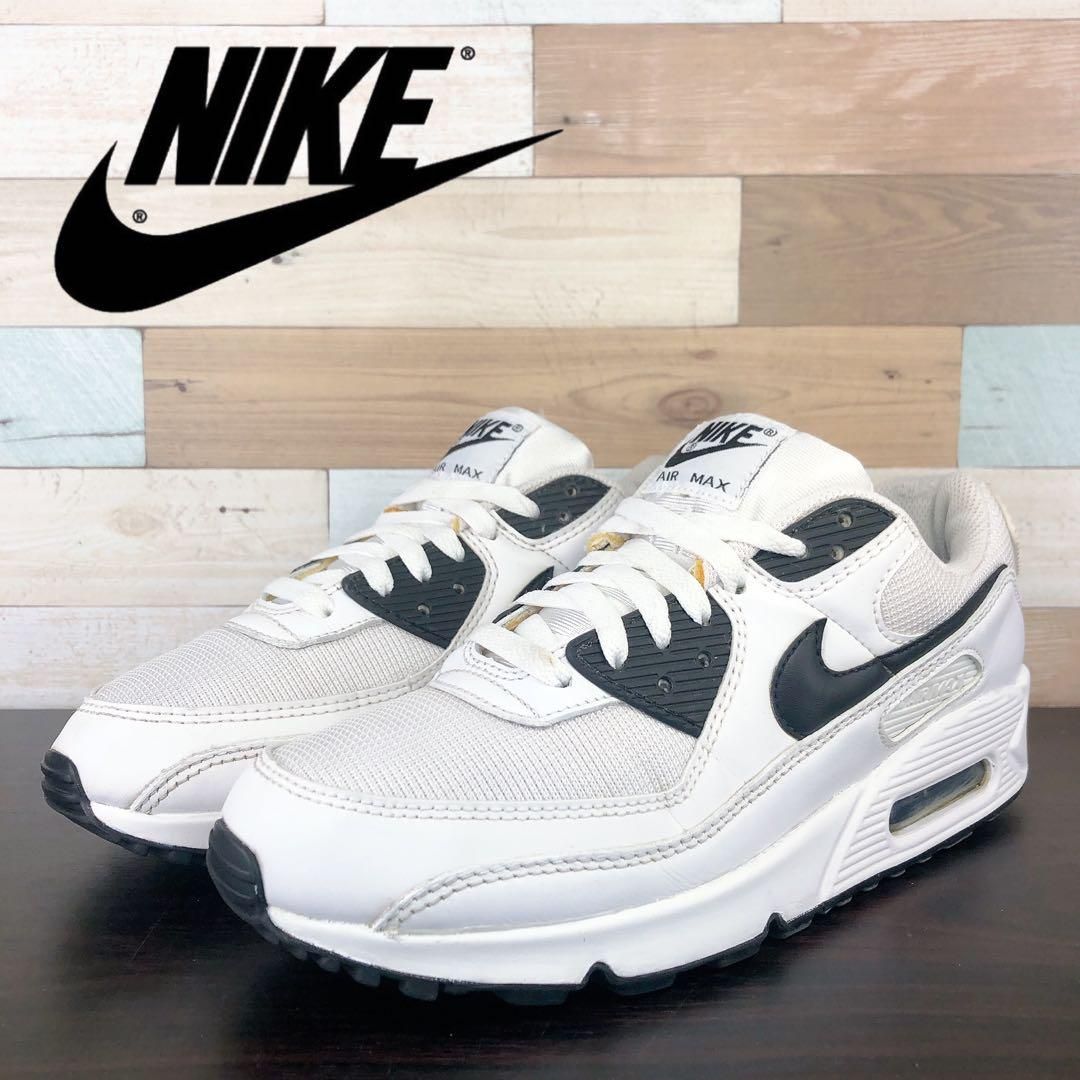新品Nike Air Max 90 ホワイト/ブラック/ブルー　23㎝ 箱無し NIKE AIR MAX 90 ナイキ エア マックス 90 ホワイト ブラック