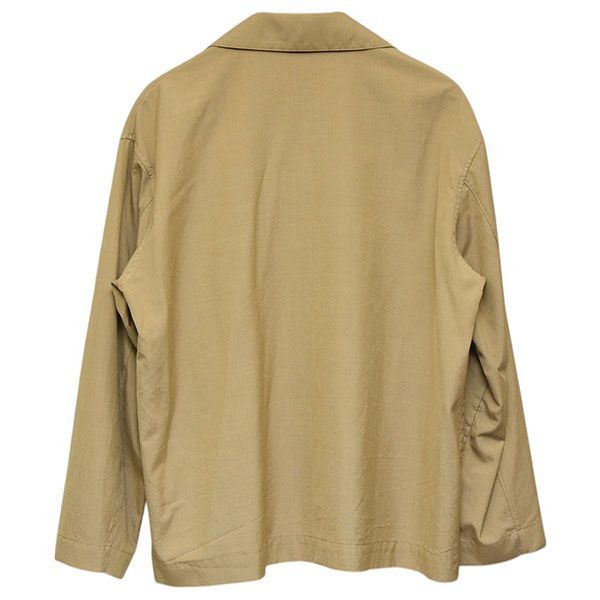 AURALEE オーラリー WOOL SILK TROPICAL SHIRTS JACKET ボタンレス