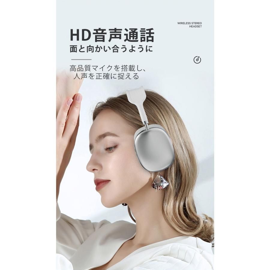 ヘッドホン bluetooth ワイヤレスヘッドフォン っぽく ノイズキャンセリング 韓国 長時間再生 高音質HIFI