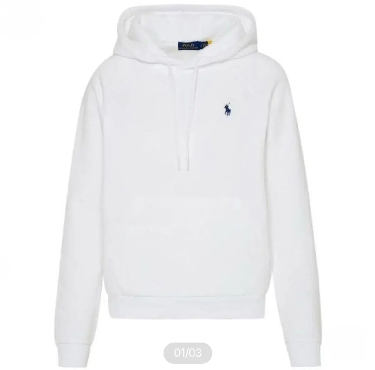 ポロ ラルフローレン ホワイト ブラック フーディー