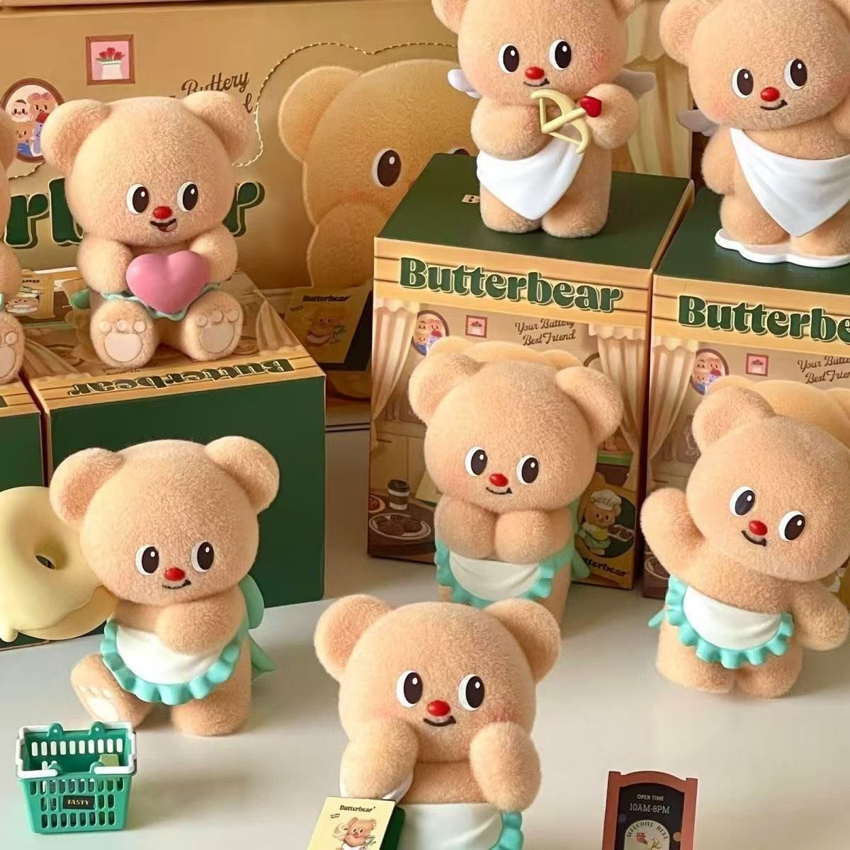 FUNISM「Butterbear：バター熊営業日」 シリーズ ぬいぐるみ