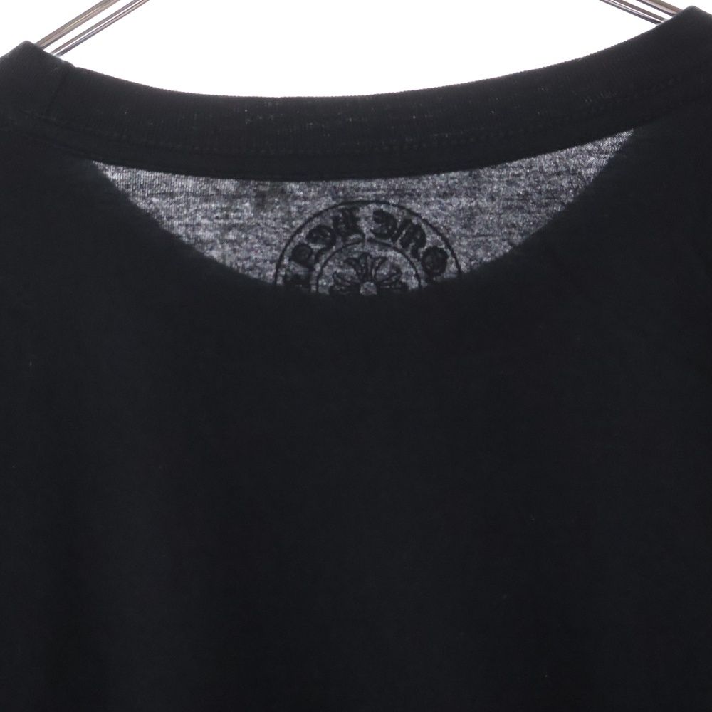 美品！CHROME HEARTS ブラック ロングスリーブ CHROME HEARTS (クロムハーツ) Neck Logo ネックロゴ アーム