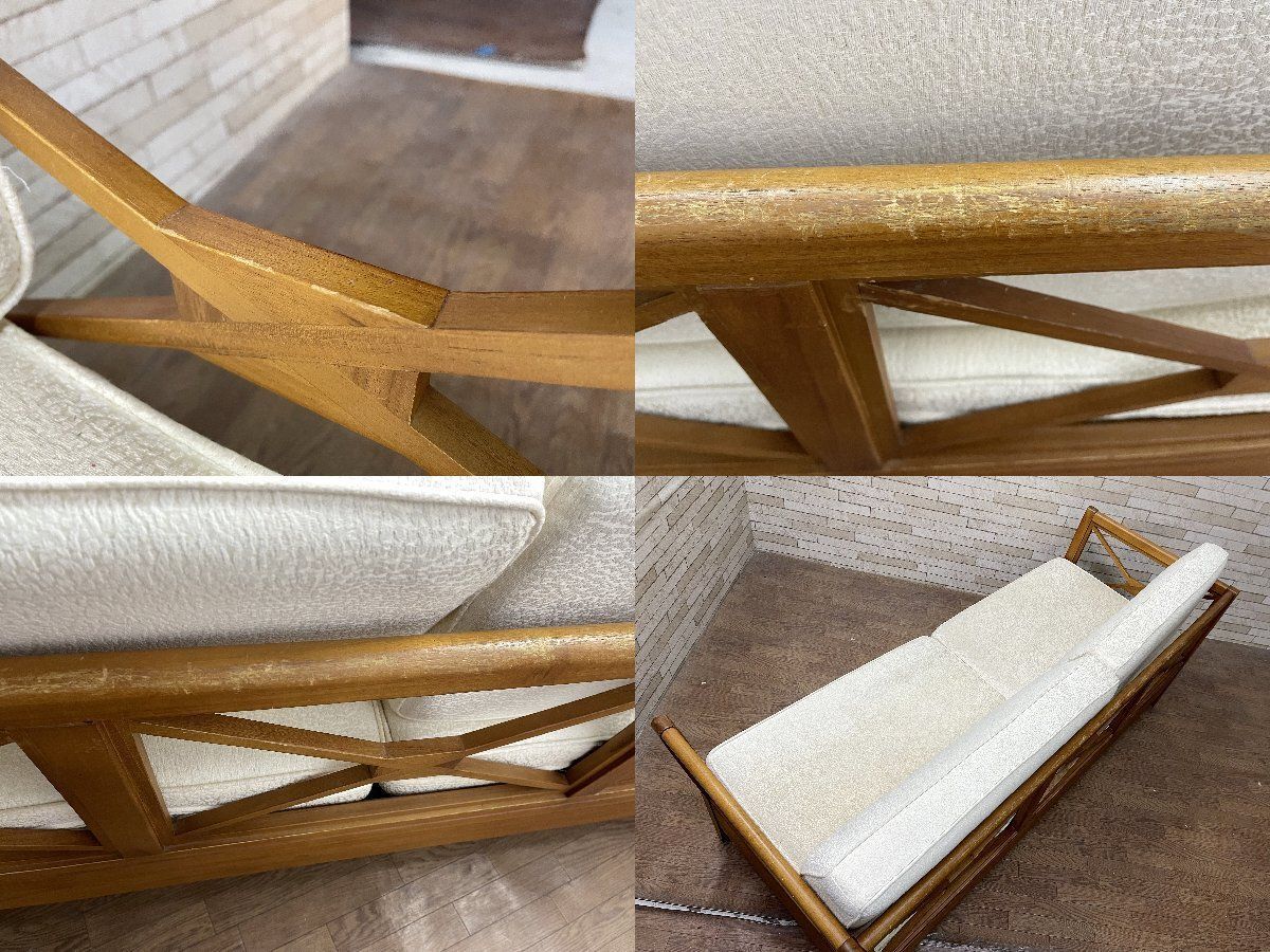 スキャンティークSCANTEAK/1人掛けソファKORS 1P/美品