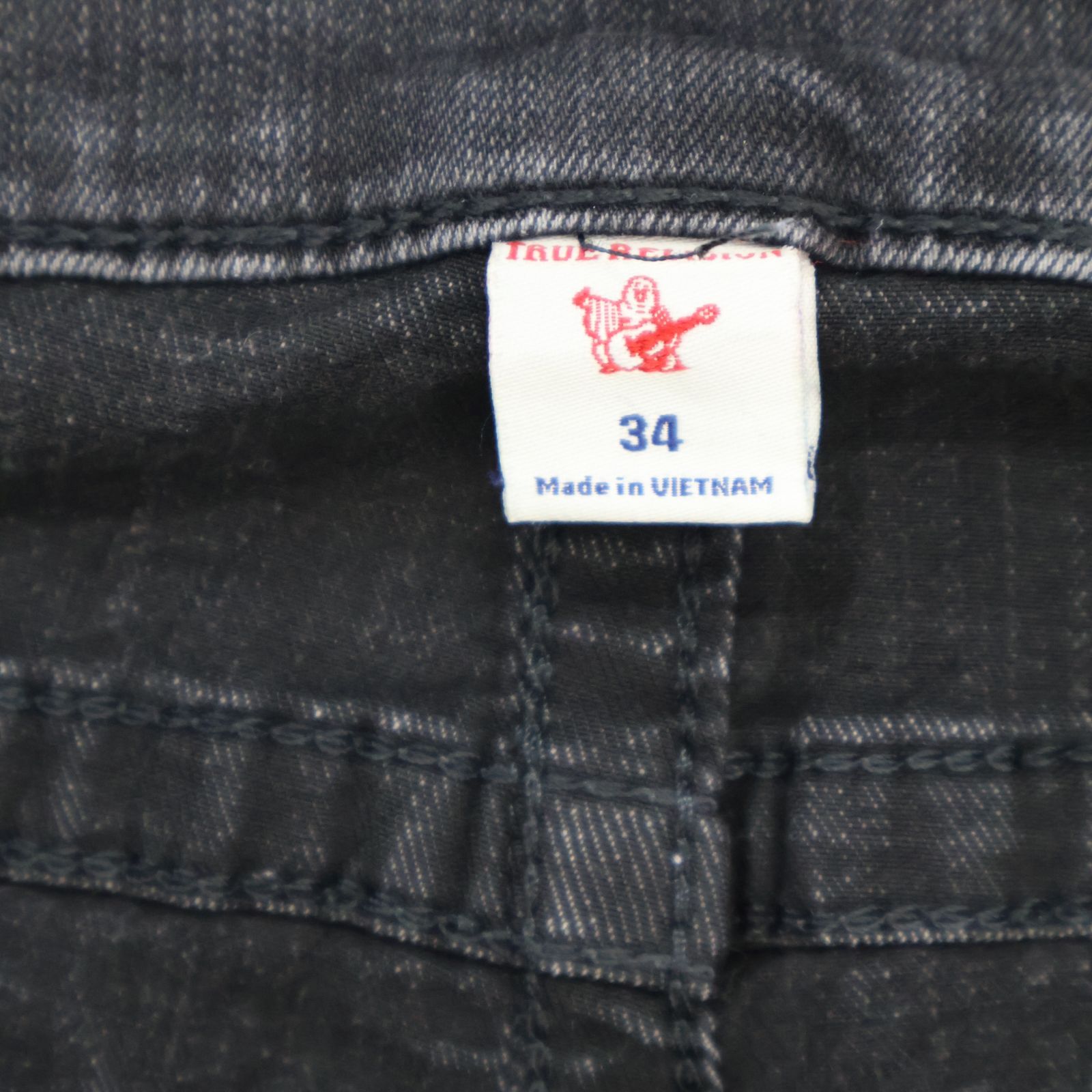 true religion トゥルーレリジョン デニム Black Denim 34 - メルカリ