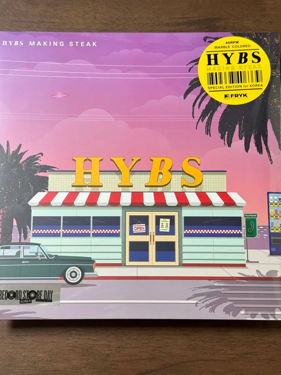 HYBS Ip 韓国 RSD 版 盤 ピンクマーブル Making Steak