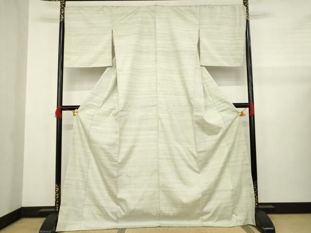 平和屋着物●紅花紬　米沢　霞文　やまと誂製　ロング丈　正絹　逸品　AABB1965ck 平和屋着物○紅花紬 米沢 霞文 やまと誂製 ロング丈 正絹 逸品