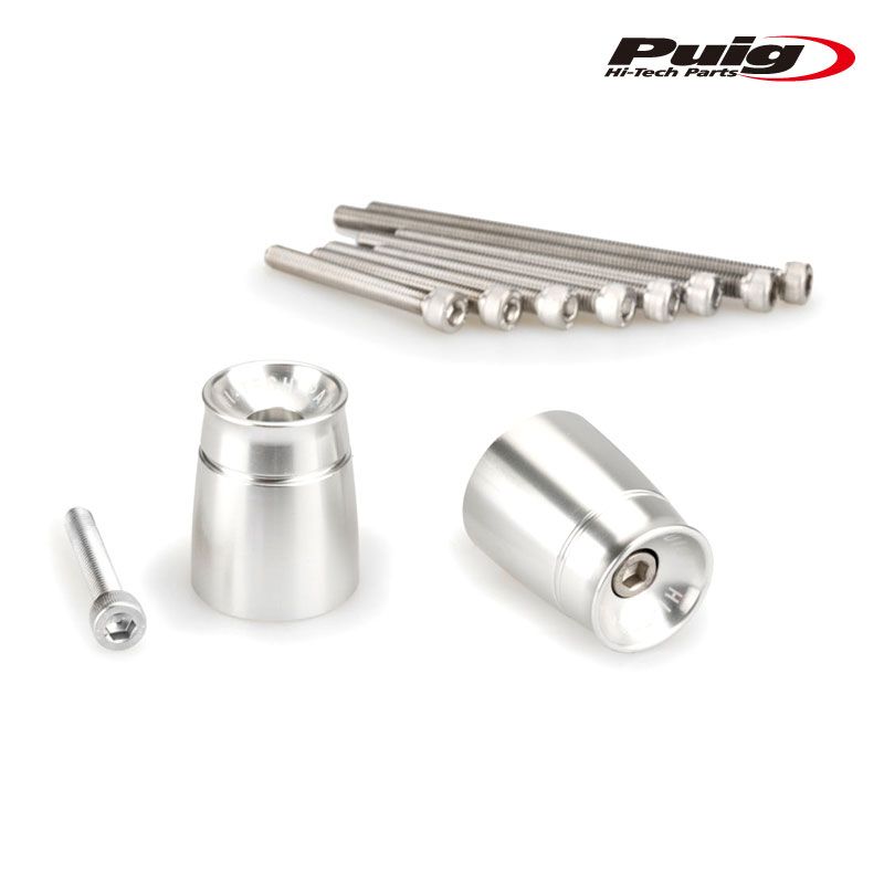 Puig 21029P BAR ENDS SPORT MODEL[SILVER]ハンドル バーエンド プーチ