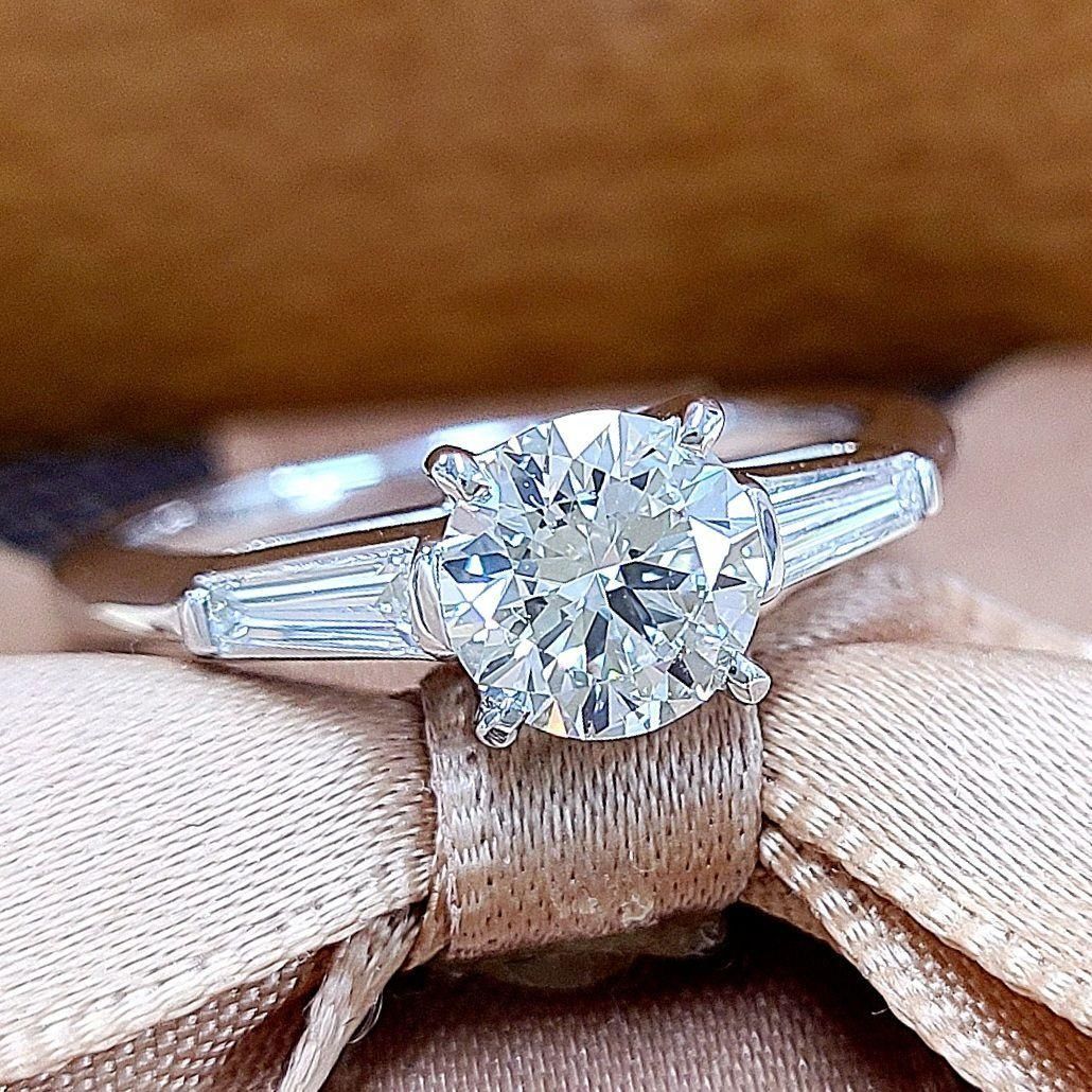 GIA ギラギラ！1ct H VS2 3EX ダイヤモンド K18WG リング GIA ギラギラ！1ct H VS2 3EX ダイヤモンド K18WG リング - メルカリ