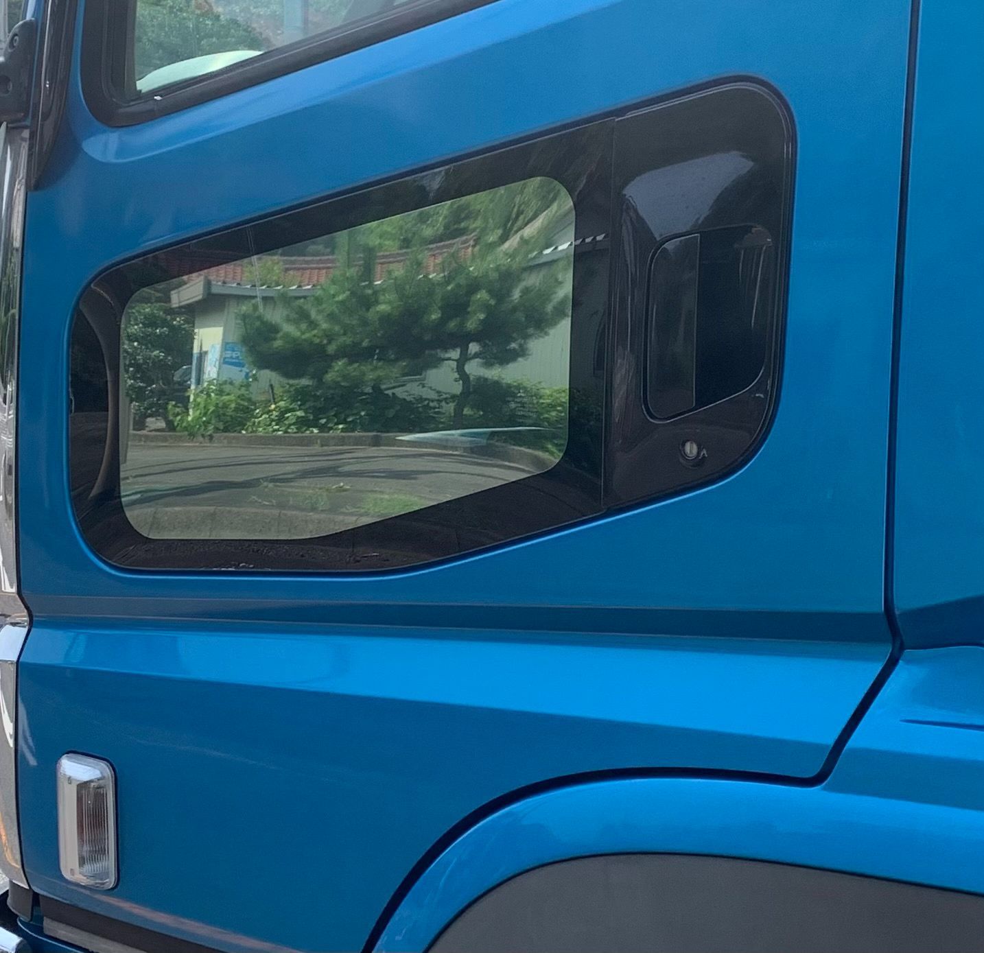 ASC 新製品　ドルフィン　安全窓　鏡面　800番　レトロ　デコトラ　日野 昭和 アート　トラックショップASC