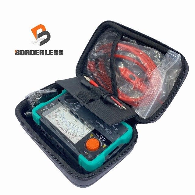 比較的 KYORITSU 共立 絶縁抵抗計 KEW3441 ケース付 4レンジ アナログメガー メガテスター 絶縁抵抗測定器 コメント有115050