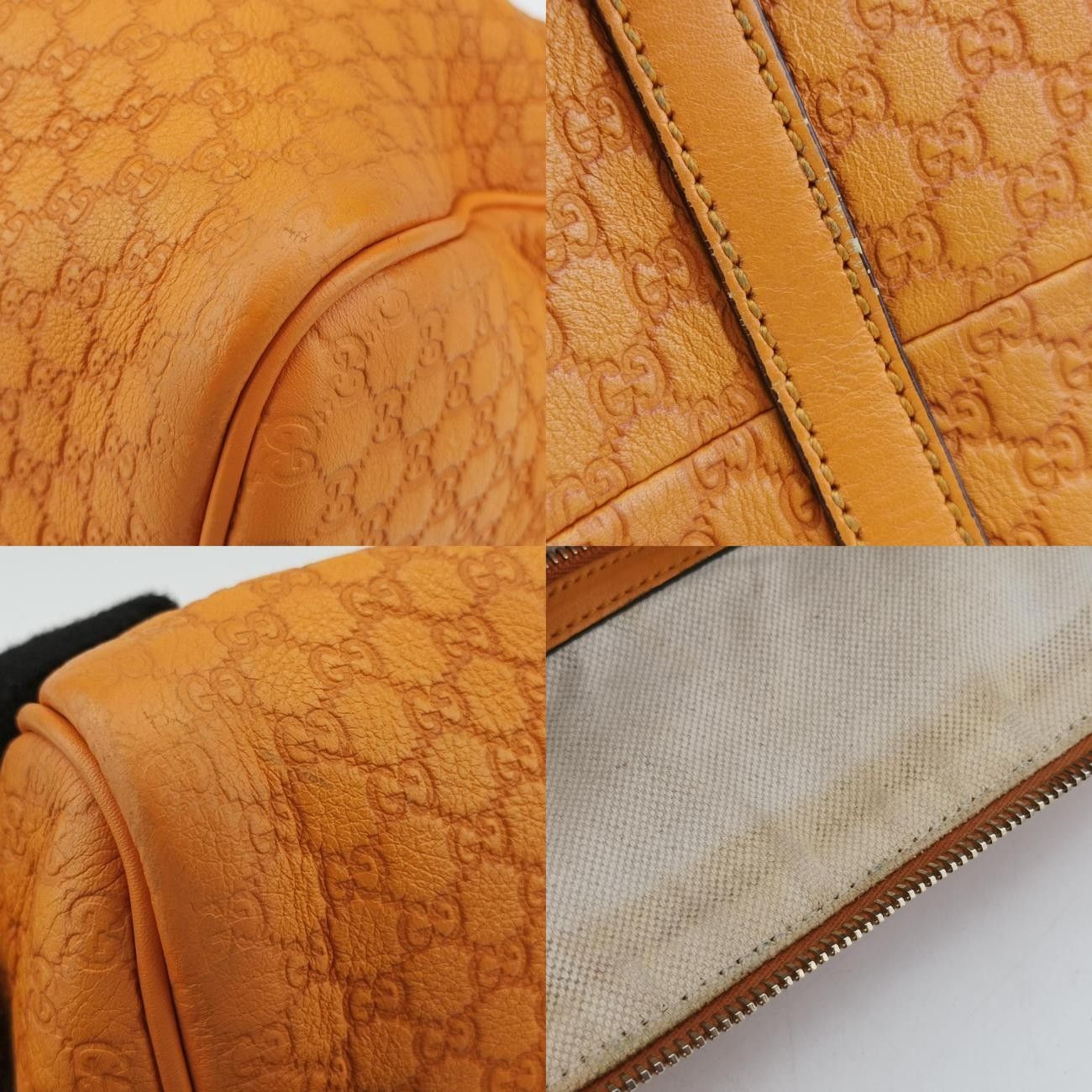 グッチGucciマイクログッチシマオレンジレザー322231F015242472