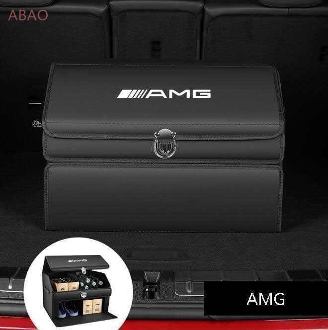 新品 AMG トランク収納ボックス車用車載収納ボックス多機能折りたたみ式テールボックス収納ケース収納物整理用品 ブラック