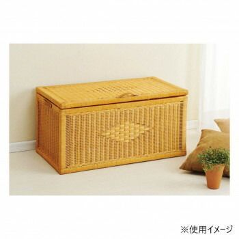 深みのある 今枝商店 Romantic Rattan 籐フタ付バスケット E13