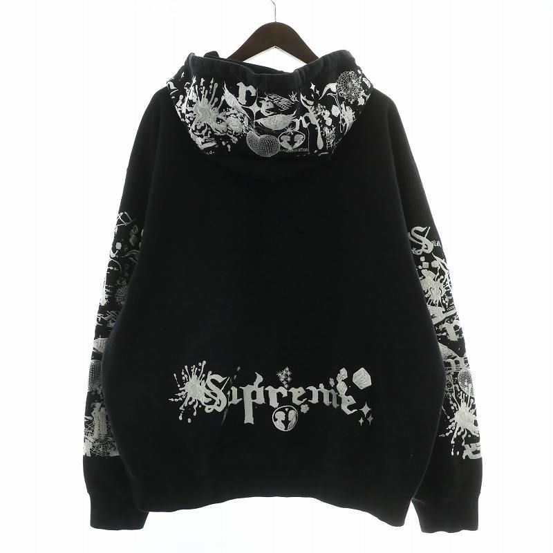 SS24 Supreme AOI Zip Up Hooded Sweatshirt - 葵産業 フーディ