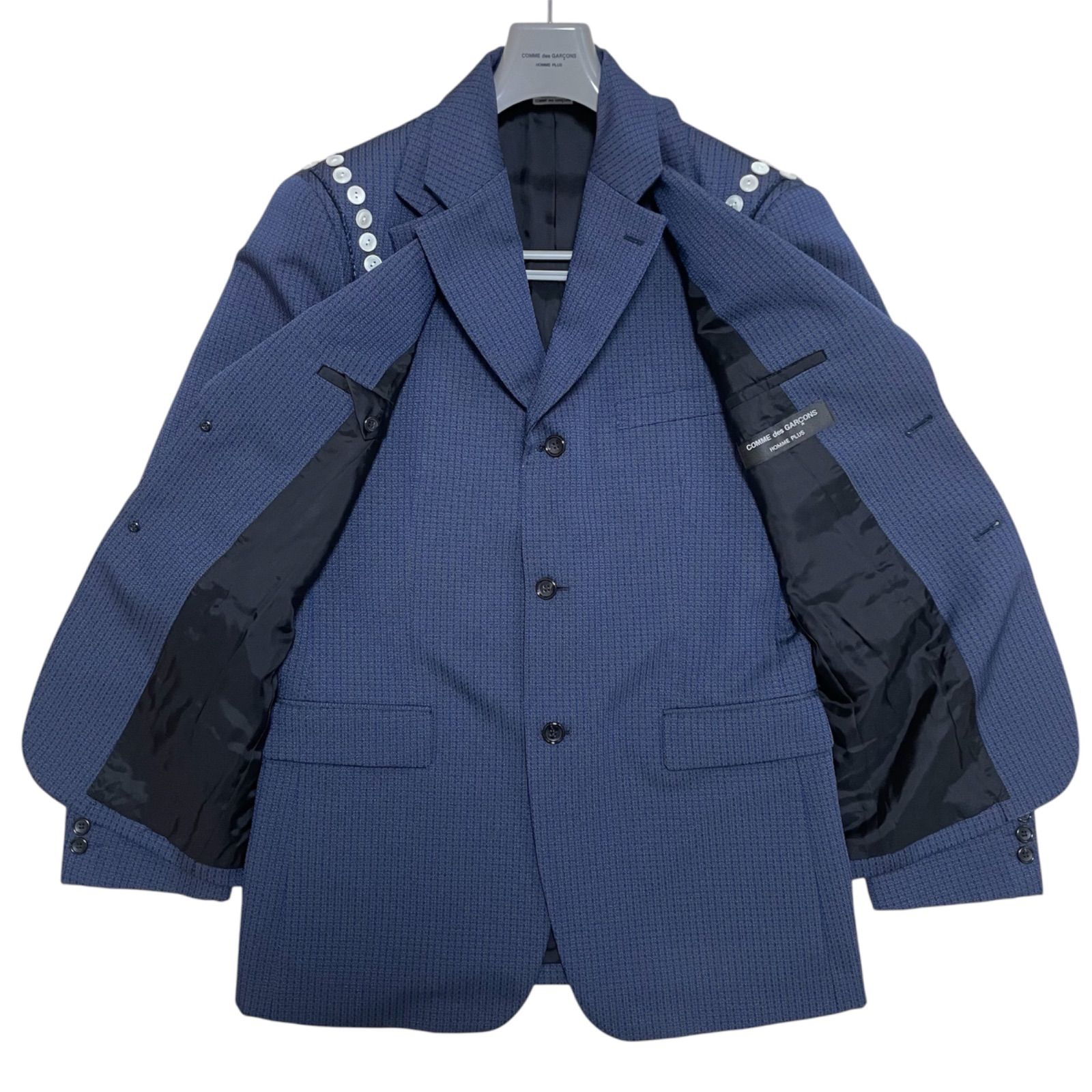 COMME des GARCONS HOMME PLUS 多ボタンレイヤードジャケット PN-J004 