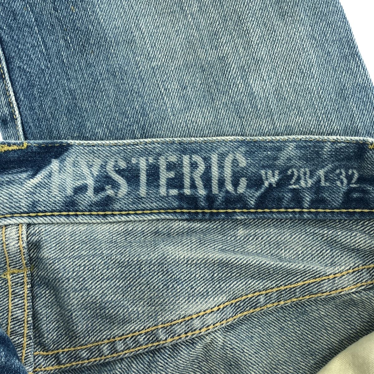 ヒステリックグラマー　28インチ　ダメージ加工デニムパンツ/スタッズ ヒステリックグラマー デニムパンツ ジーンズ 28 スタッズ