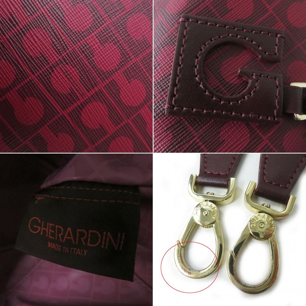 極美品☆GHERARDINI ゲラルディーニ マリカ レザー 2WAY ショルダー 
