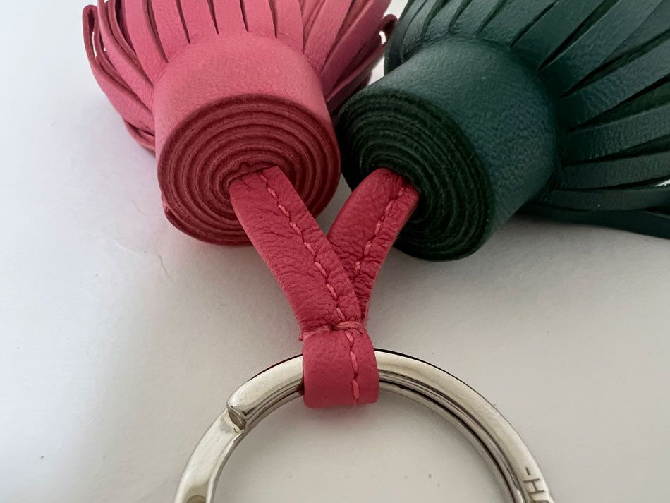 HERMES エルメス カルメン ウノ ドス キーホルダー バッグチャーム