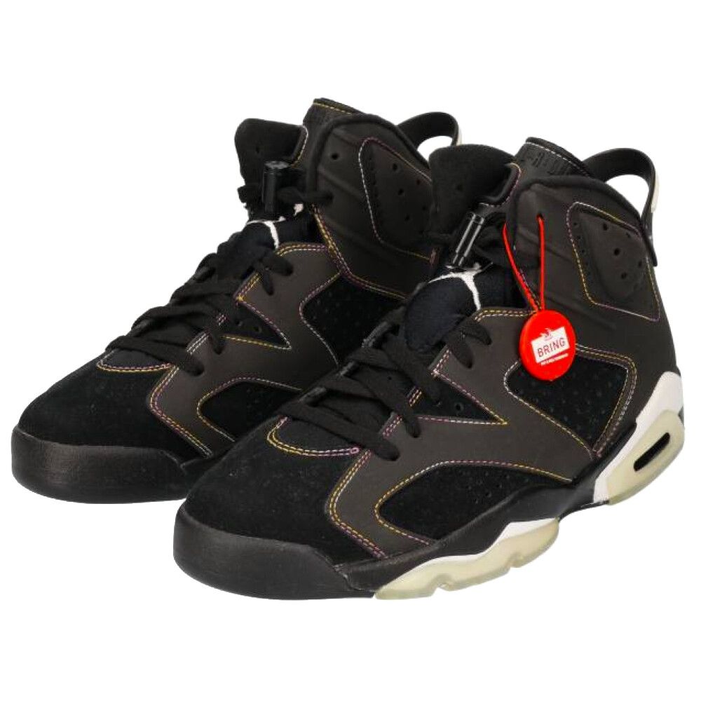 NIKE (ナイキ) AIR JORDAN 6 RETRO LAKERS エアジョーダン6 レイカーズ ハイカットスニーカーシューズ ブラック  US8.5 384664-002