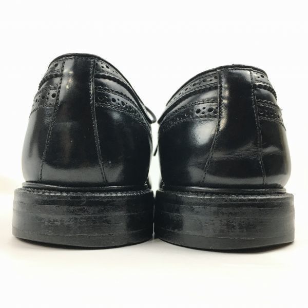 試着交換OK！Vintage 品　JARMAN/ジャーマン　ロングウイングチッップ　ビジネスシューズ〈黒/BLACK/ブラック〉size11M　28.5-29.0程度/メンズ/菅NO.ZH-60 試着交換OK！Vintage 品 JARMAN/ジャーマン ロングウイングチッップ