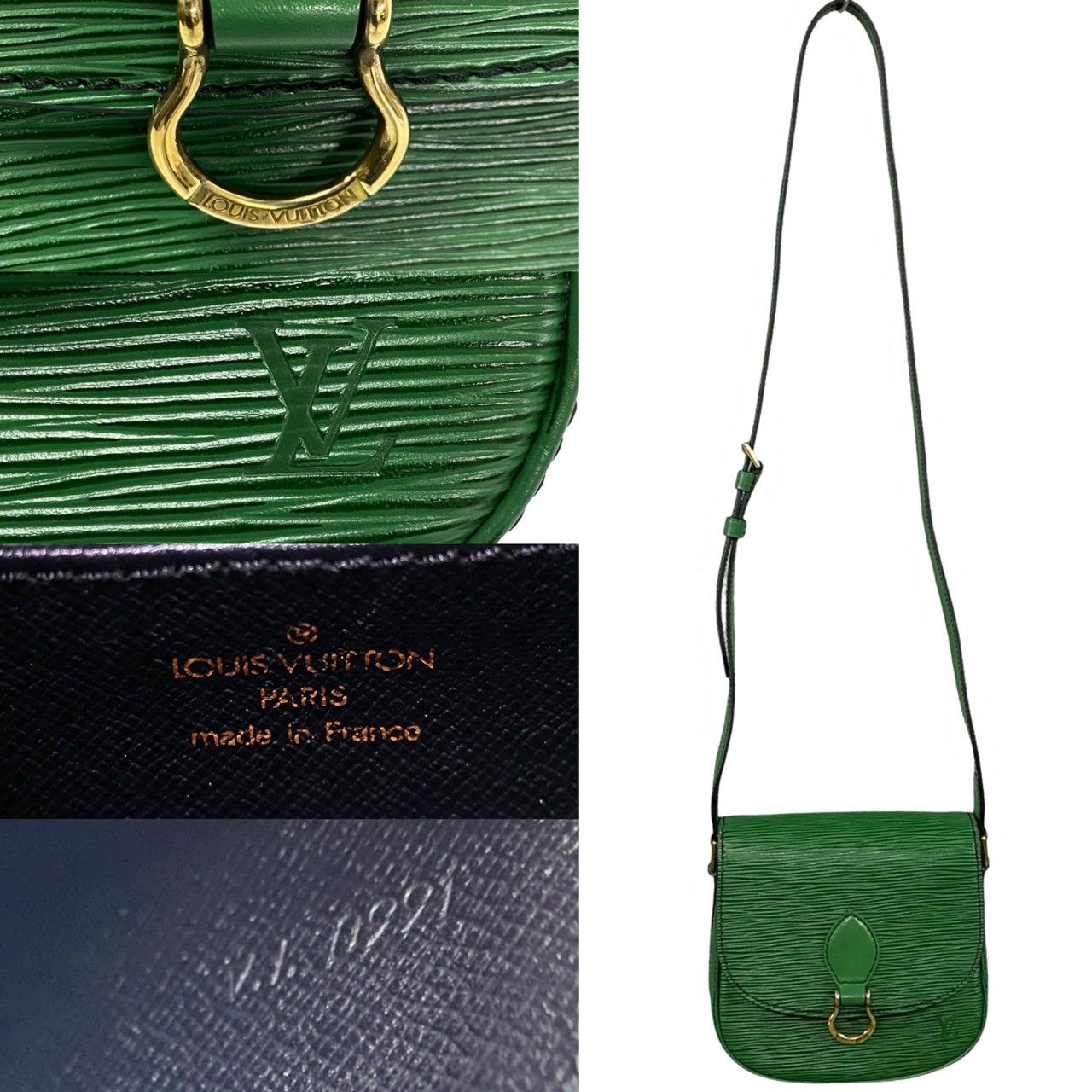 ほぼ未使用 LOUIS VUITTON ルイヴィトン ヴィンテージ ミニ サンクルー 