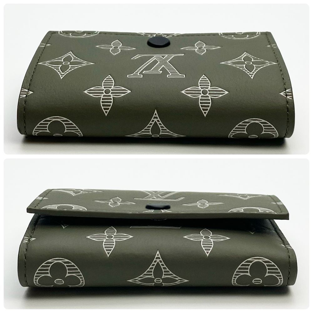 ルイヴィトン　ヴィクターウォレット　モノグラムシャドウ　オリーブグリーン ルイヴィトンヴィクターウォレットモノグラムシャドウオリーブグリーン