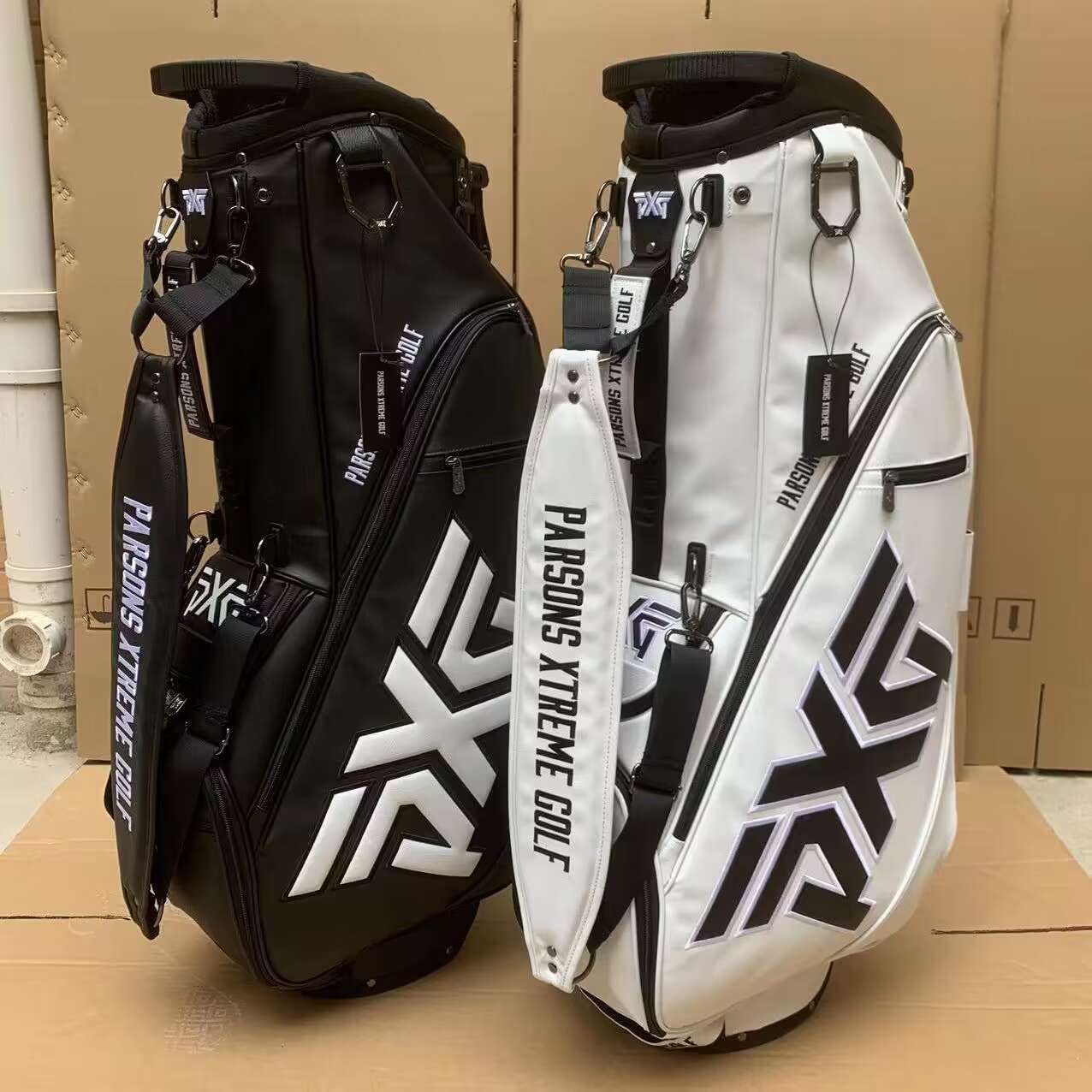 PXG 新作ゴルフバッグ キャディバッグ ゴルフバッグ クラブケース 男女兼用 PXG キャディバッグ ゴルフバッグ クラブケース キャスター型
