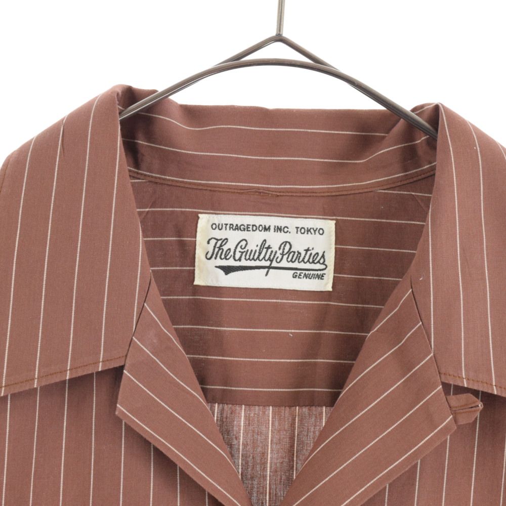 WACKO MARIA (ワコマリア) 20SS PINSTRIPE OPEN COLLAR SHIRT TYPE-3