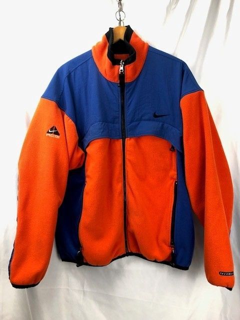 NIKE ACG THERMAL LAYER2 フリースナイロン切替バイカラー 難あり