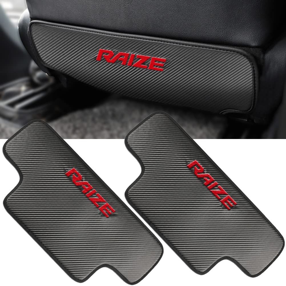 【人気商品】Kayafar トヨタ ライズ 専用 キックガード RAIZE シート バック キック マット キックガード 後部座席 汚れ防止 蹴り防止 ライズ シートバックプロテクター RAIZE 内装 パーツ カスタ