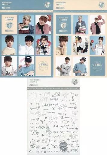 中古】シール・ステッカー(男性) BTS(防弾少年団) ステッカーセット(3