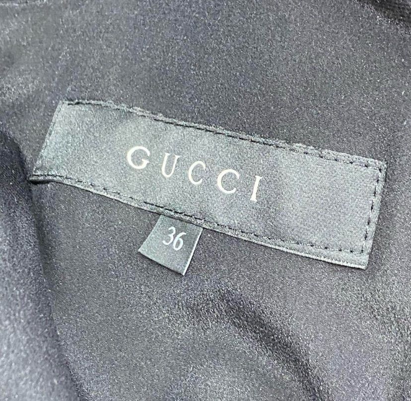 GUCCI グッチ ゼブラ 柄 ジャケット ノーカラー イタリア製 S GUCCI グッチ ゼブラ 柄 ジャケット ノーカラー イタリア製 S