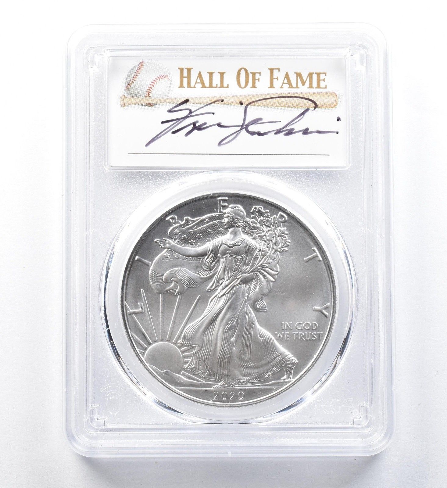 2020年 S アメリカン シルバー イーグル ジェンキンス発行 FDOI MS70 PCGS