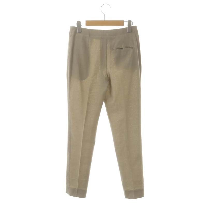 エルメス HERMES ウール パンツ スラックス テーパード ゴルチェ