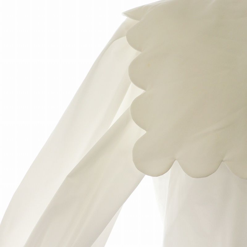 シーニュ Cygne Isabelle スカラップブラウス シャツ 長袖