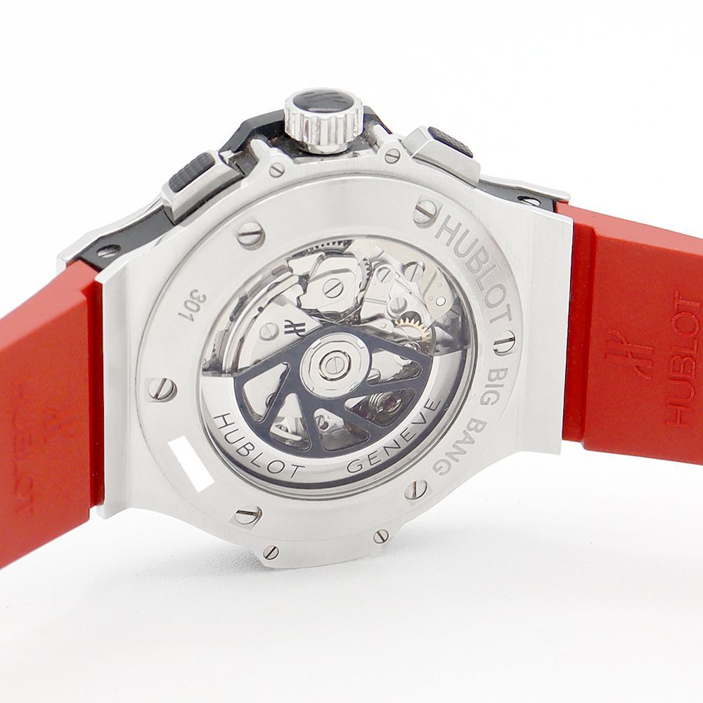 内部点検済 HUBLOT ウブロ ビッグバン スチール パヴェ ダイヤモンド