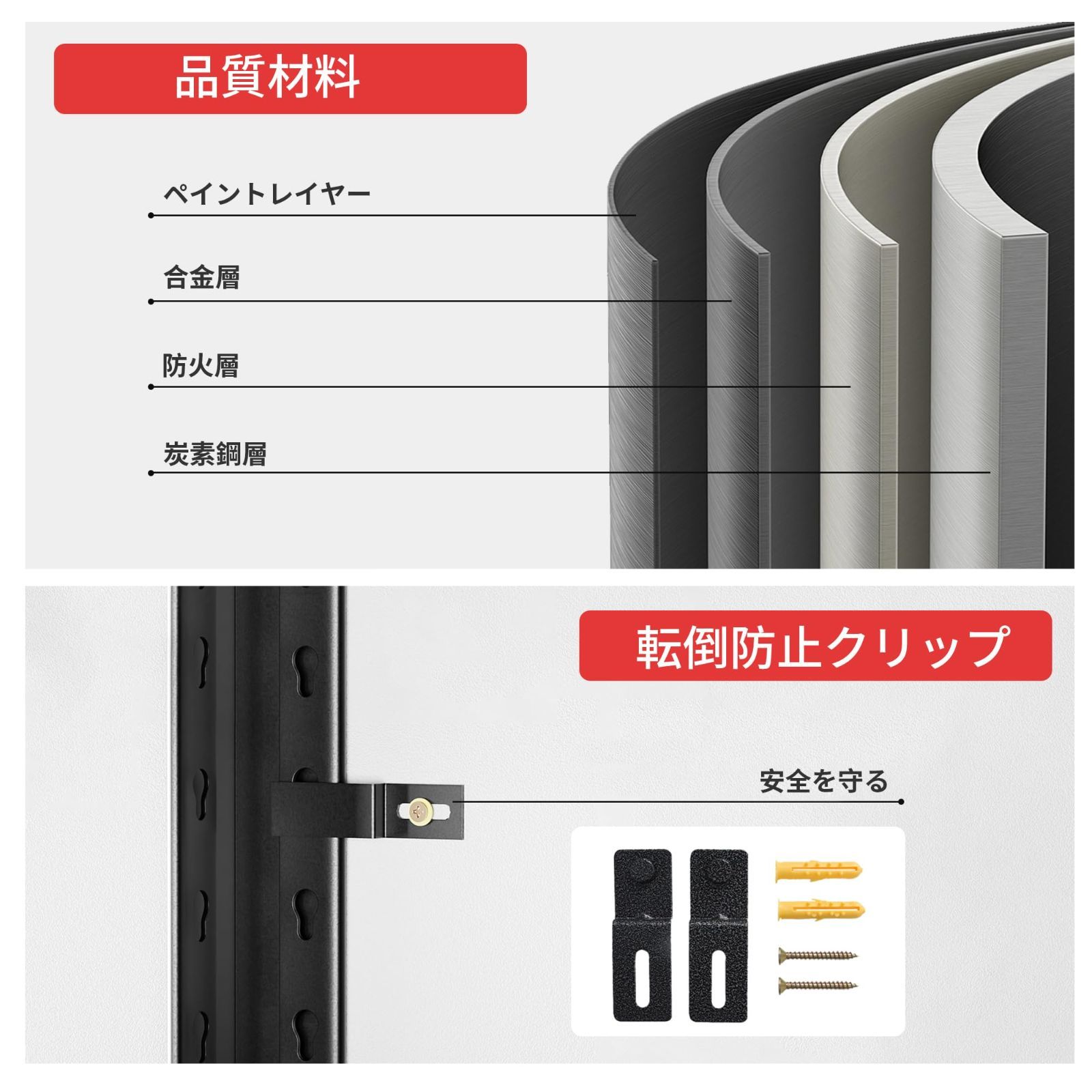 スチールラック収納ラック金属パーティションシェルフ