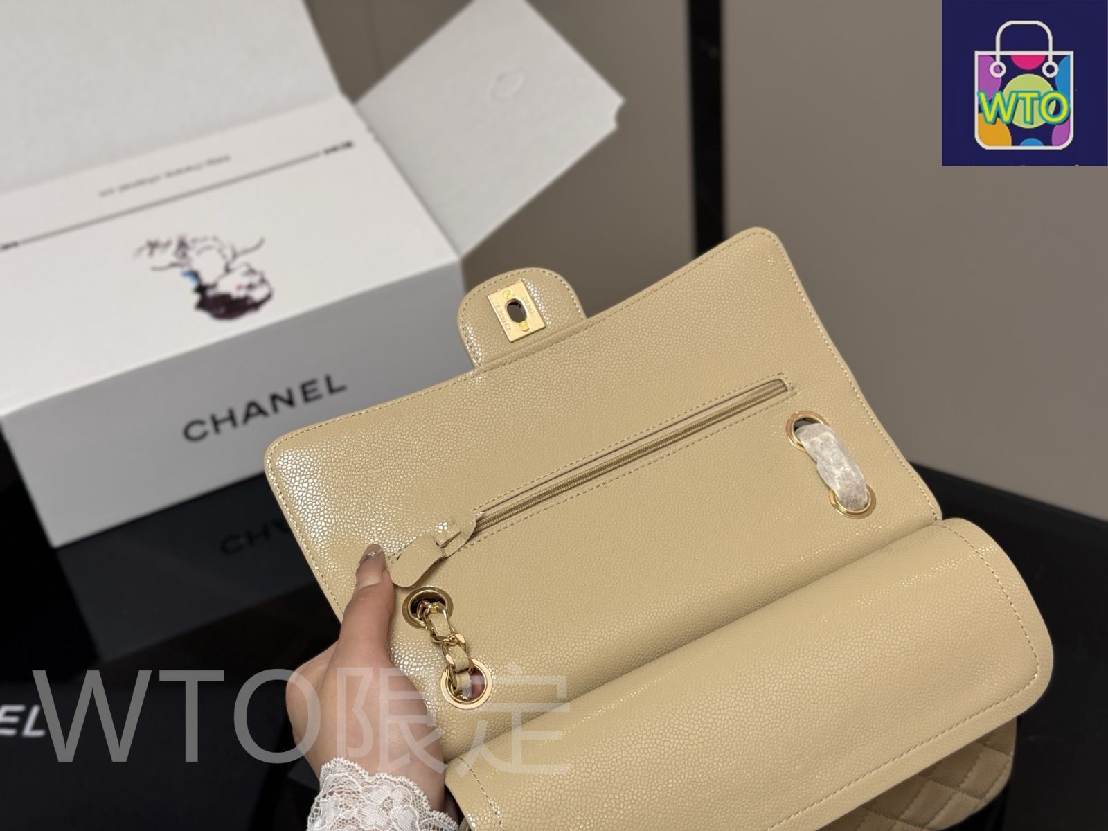 今日特価】Chanel シャネル CFバッグ 折りたたみボックスと