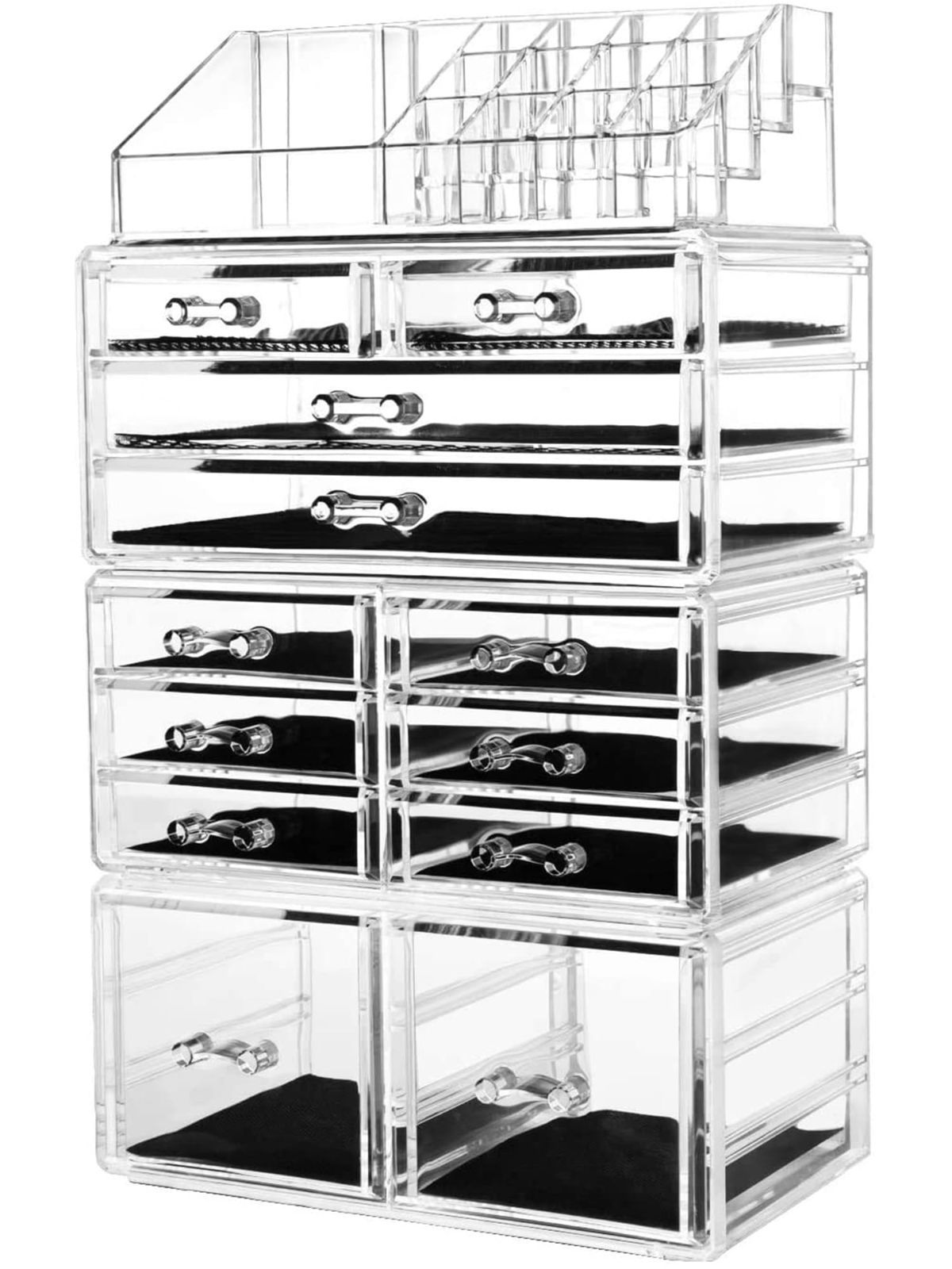 【在庫セール】おしゃれ 化粧品入れ 透明アクリル 引き出し小物 整理簡単 化粧品入れ 強い耐久性 コスメボックス コスメ収納 メイクケース アクリルケース メイクボックス 透明化粧品ケー