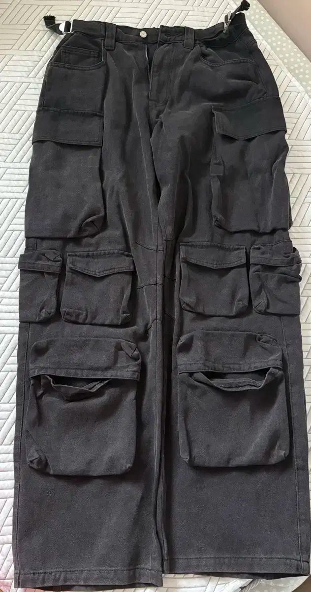 ドミナント デニム テン ポケット カーゴ パンツ 黒 1size