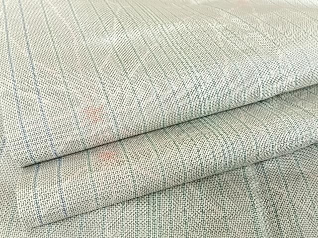 平和屋着物●本場大島紬　白大島　9マルキ　麻の葉文様　正絹　逸品　AAAV9082np 平和屋着物○本場大島紬 白大島 9マルキ 麻の葉文様 正絹 逸品