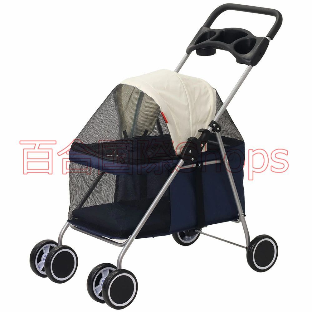 16%割」 ペットカート 耐荷重50㎏ 大型犬対応 前後ドア 乗り