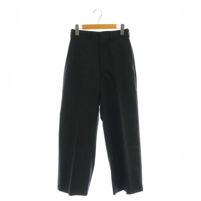 ジュンヤワタナベ JUNYA WATANABE コムデギャルソン AD2018 PLAINFRONT DRESS TROUSERS トラウザーズパンツ ストレート XS 黒 |CX OS