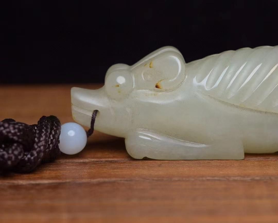 中国古美術・太平有象・和田玉製・細密彫・根付・裝身具・置物・玉墜
