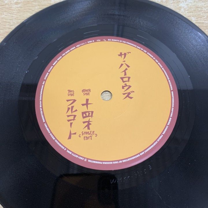○01)【同梱不可】The High-Lows/ザ・ハイロウズ/十四才/EP