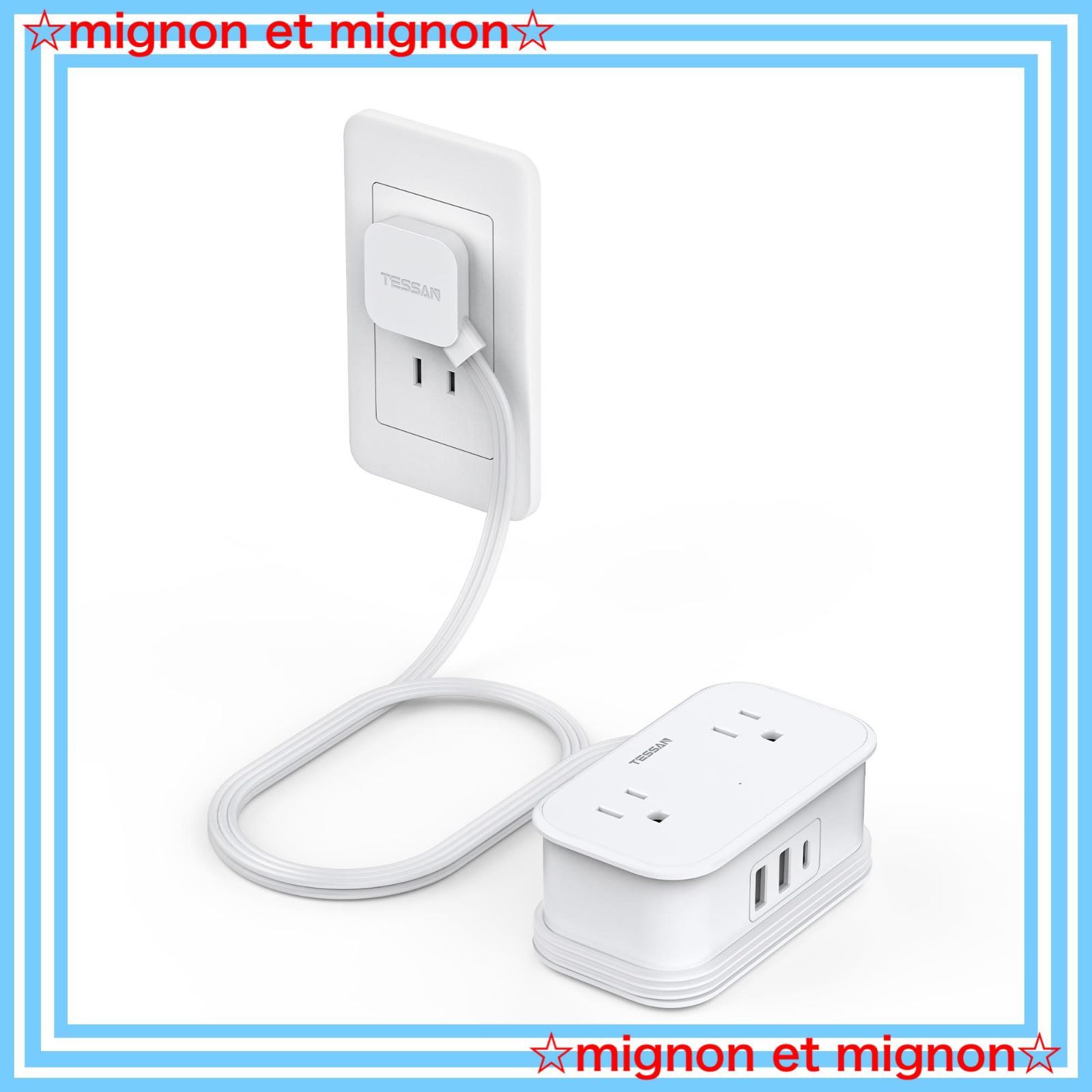 SGPC ホワイト PCIe 3.0 x16 ライザーケーブル、18.5cm（デュアルリバースコネクター付き）-  K39/K49/K59/K39PRO/K49PROケース対応